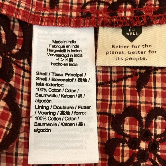 Madewell Embroidered Bubble-Sleeve Midi Dress Size 4 - Picture 16 of 17